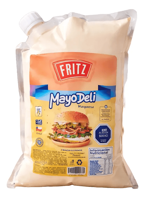 Mayonesa Fritz Mayodeli Bolsa Doypack Bolsa 1kg