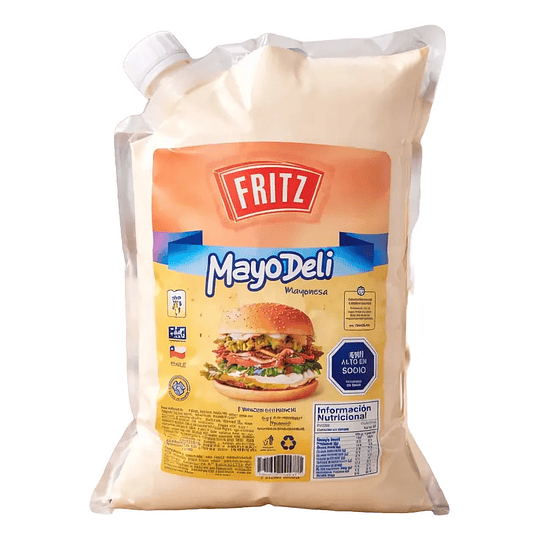 Mayonesa Fritz Mayodeli Bolsa Doypack Bolsa 1kg