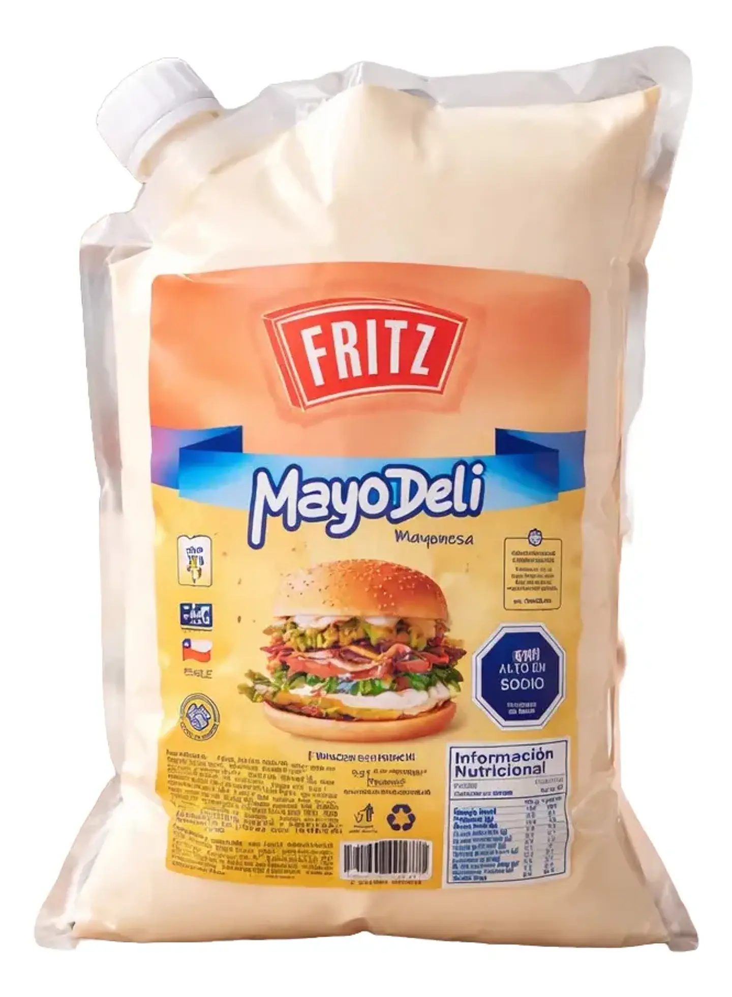 Mayonesa Fritz Mayodeli Bolsa Doypack Bolsa 1kg 1