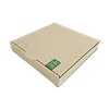 Caja Pizza Individual 25x25x4.5 Cm (50 Cajas) 