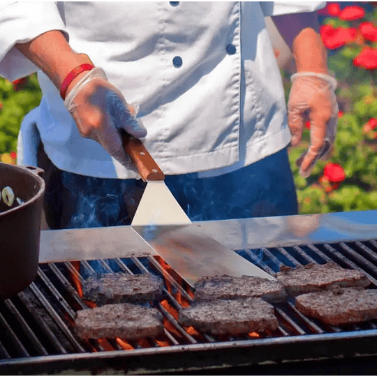 Espatula Churrasquera Gruesa para Hamburguesas Asados Pizzas