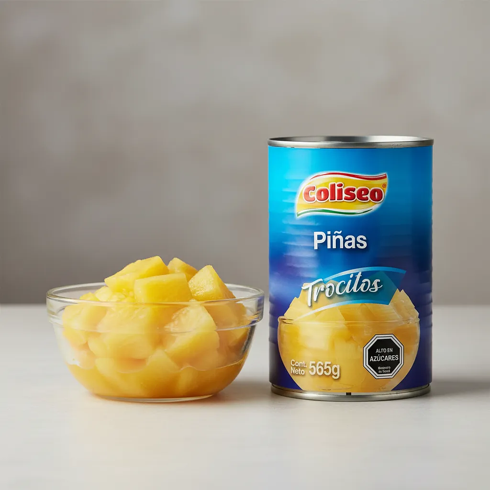 Piña en Trocitos Coliseo 565gr 2