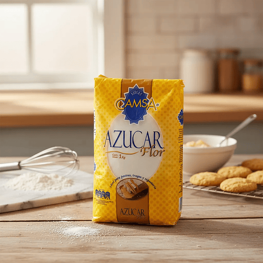 Azúcar Flor Camsa Ideal Para Repostería Bolsa 1kg