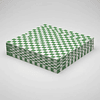 Papel Antigrasa Cuadros Verdes 33x33cm (100hjs) Insumitus®