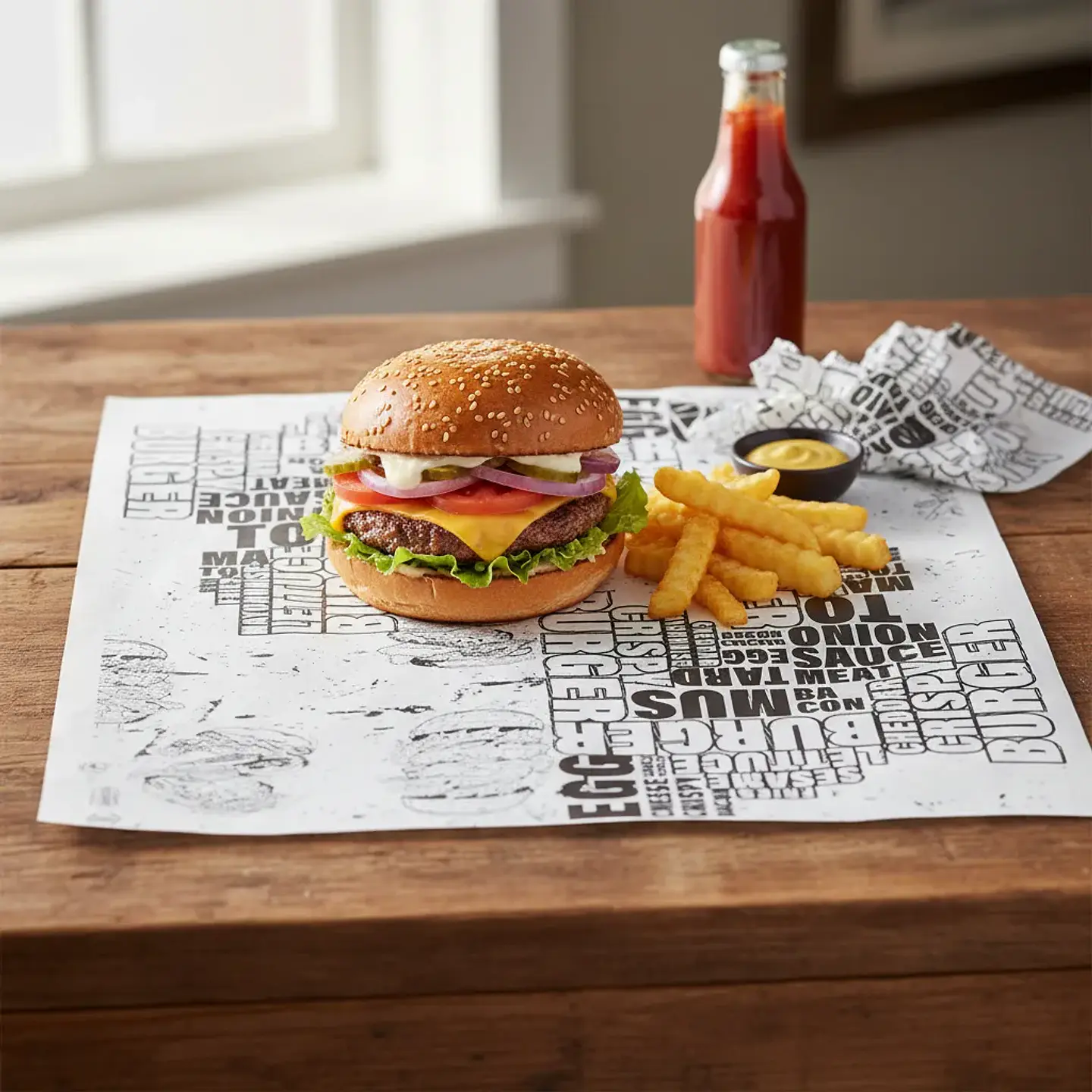 Papel Antigrasa Duofresh 33x37cm Paquete De 100hjs 5