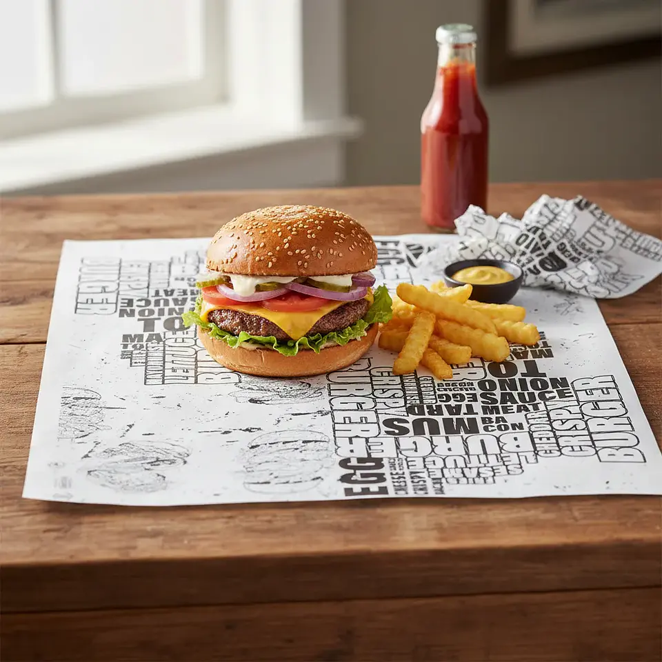 Papel Antigrasa Duofresh 33x37cm Paquete De 100hjs 5