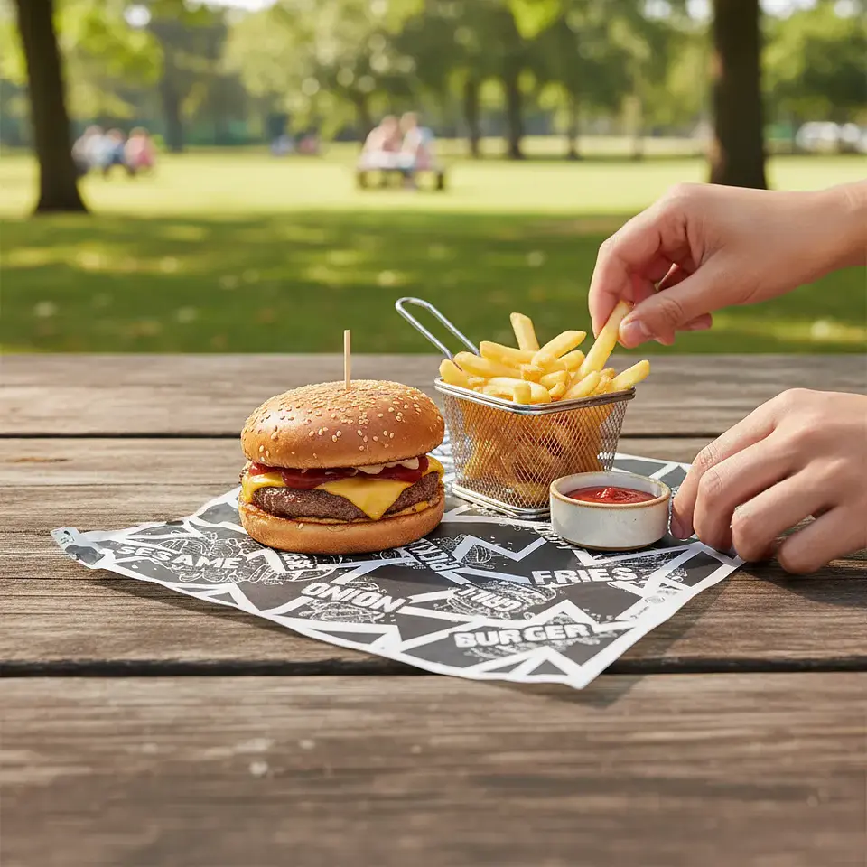 Papel Antigrasa Duofresh 33x37cm Paquete De 100hjs 8