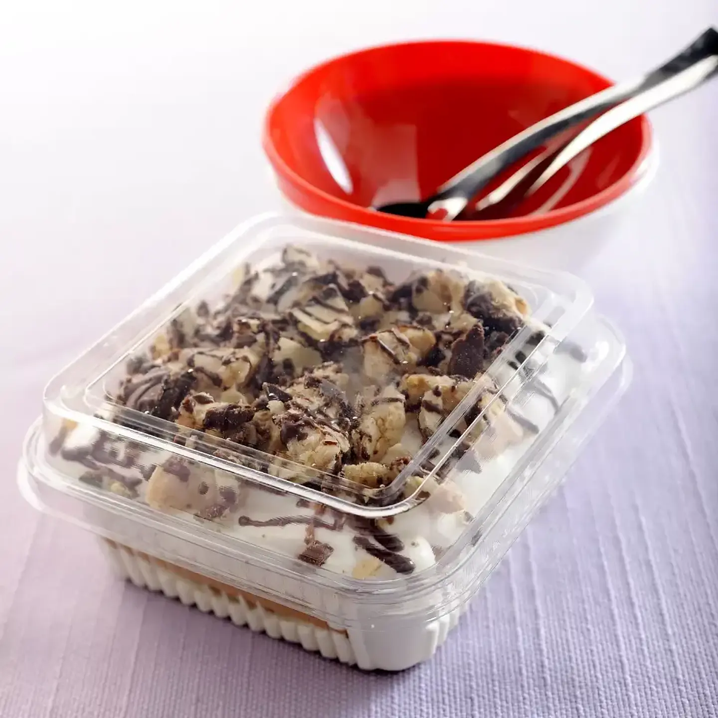 Envase Plastico Pet Cuadrado Para Postres G650 - 50 Unidades 2