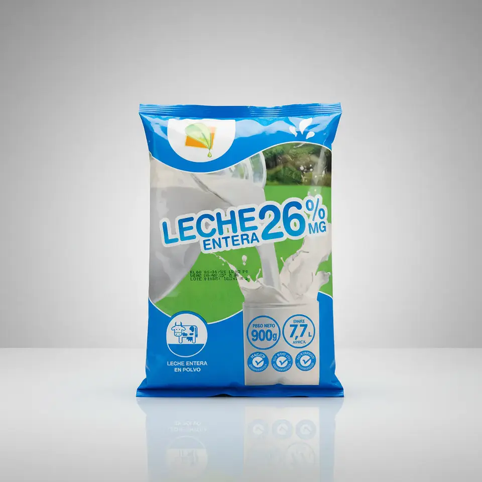 Leche Entera En Polvo 26% Mg Macrofood Bolsa 900g Rinde 7,7 litros 6