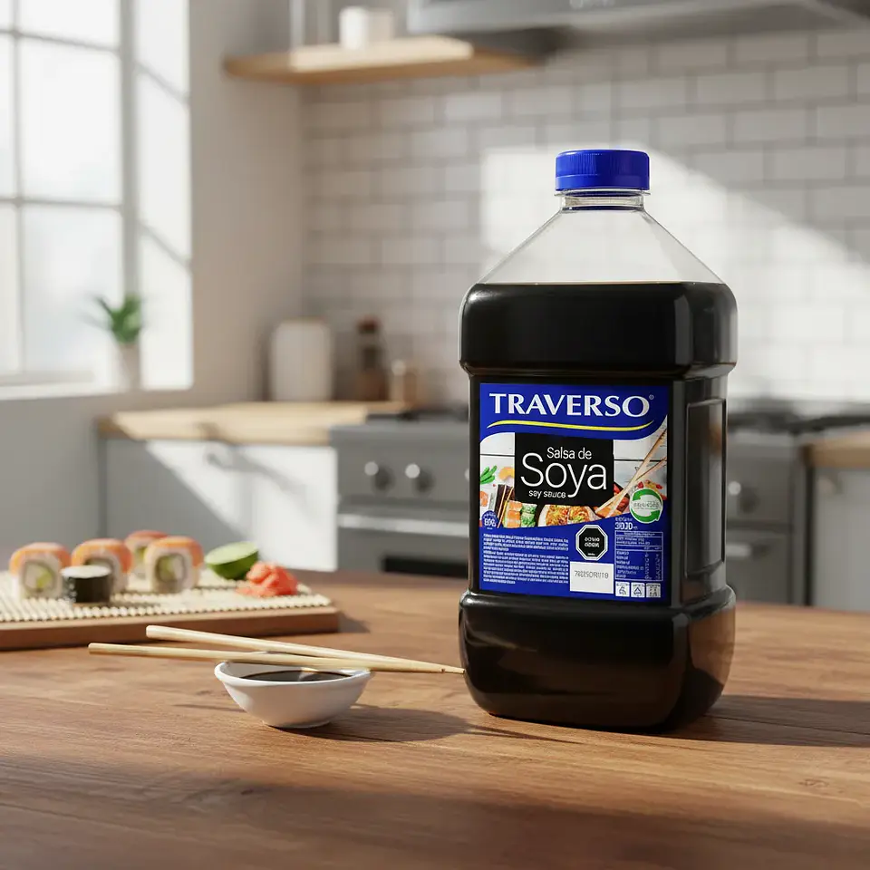 Salsa De Soya Traverso Bidón De 3 Litros 2