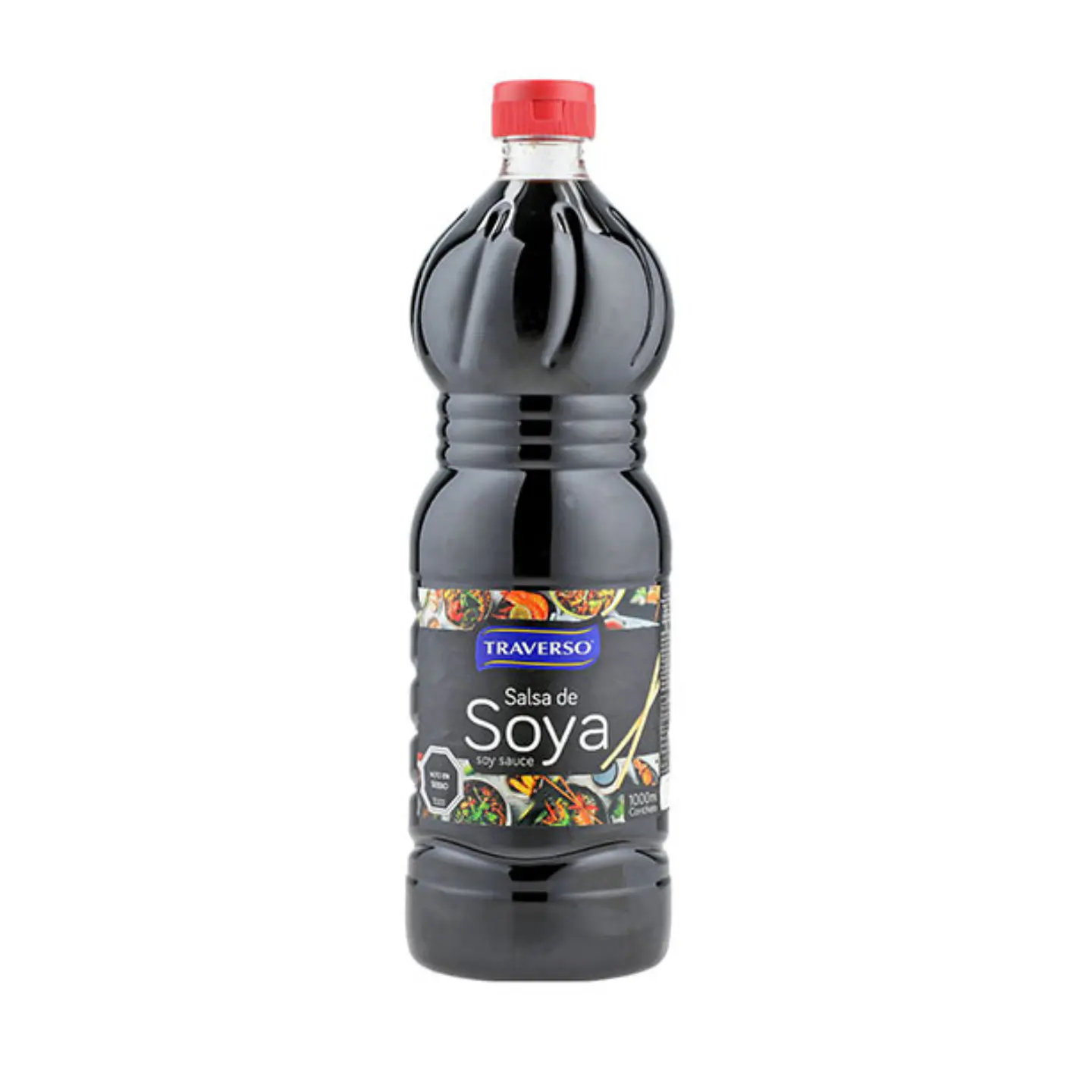Salsa De Soya Traverso botella 1 litro 1