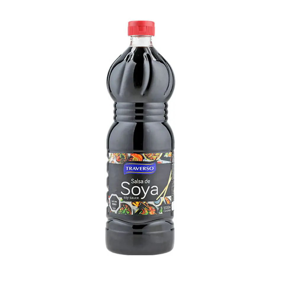 Salsa De Soya Traverso botella 1 litro 1