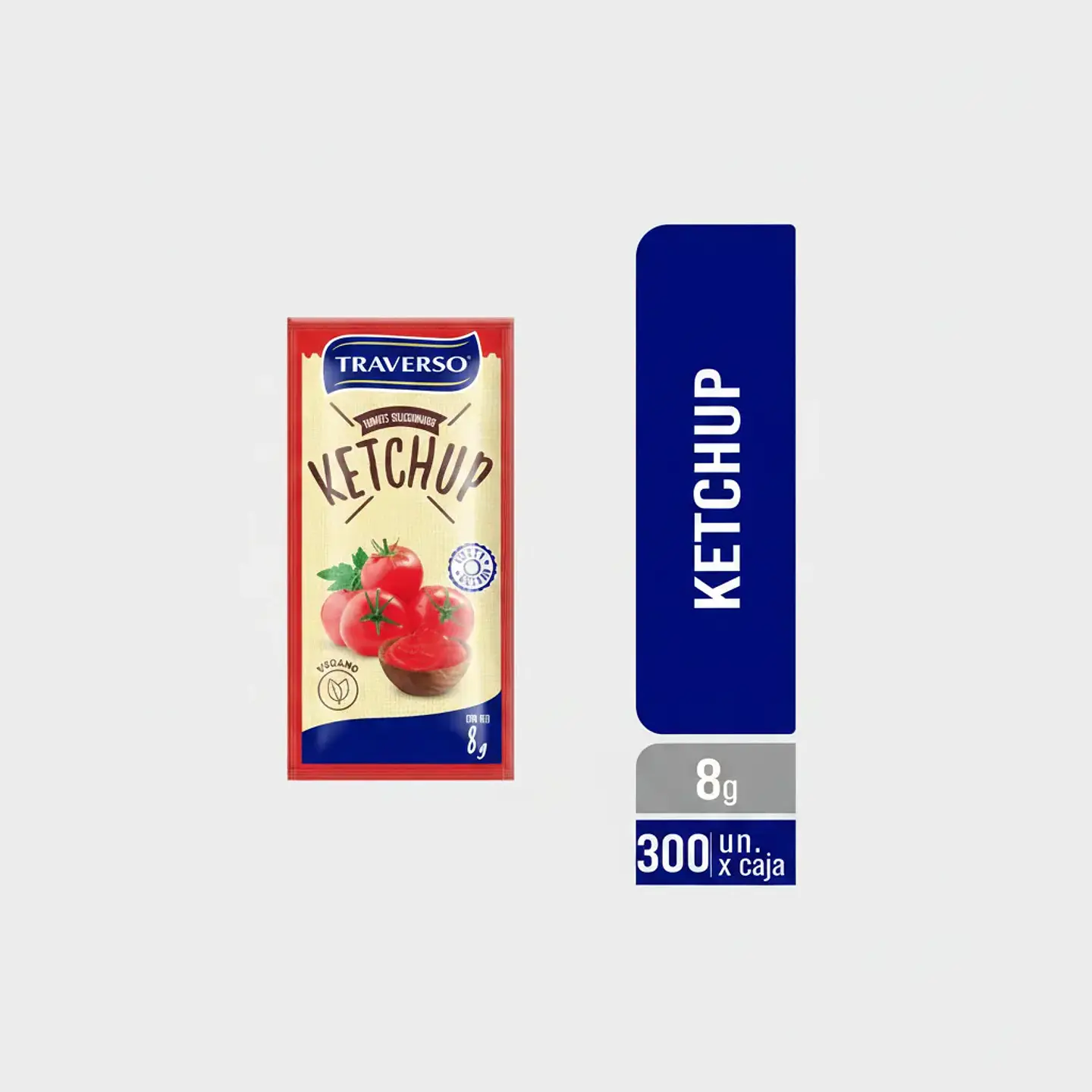 Ketchup Traverso En Sachet 8g Caja 300 Unidades 6