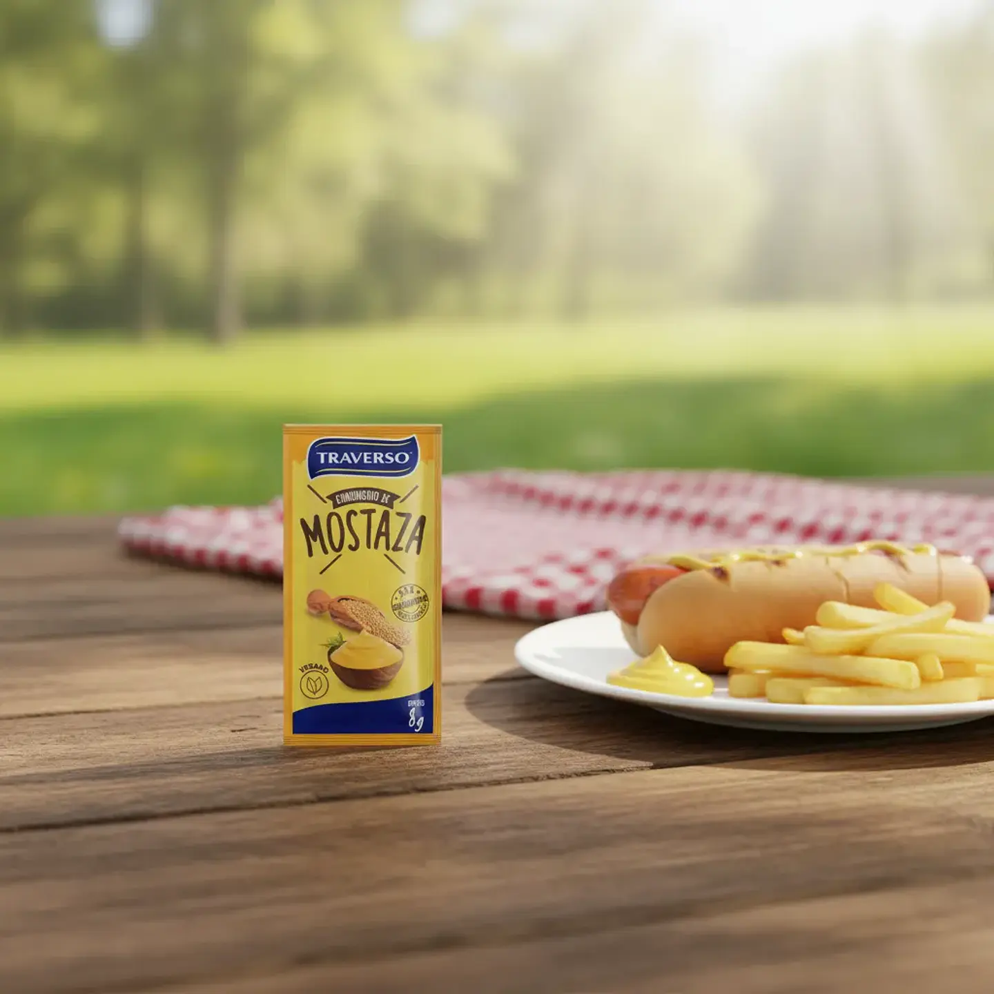 Mostaza Traverso En Sachet 8g Caja 300 Unidades 2