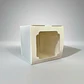 Caja Blanca Con Ventana Para Tortas 30x30x30cm - Miniatura 4