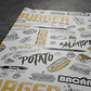 Papel Antigrasa Burger Street Amarillo 30x40cm - 100un - Miniatura 9
