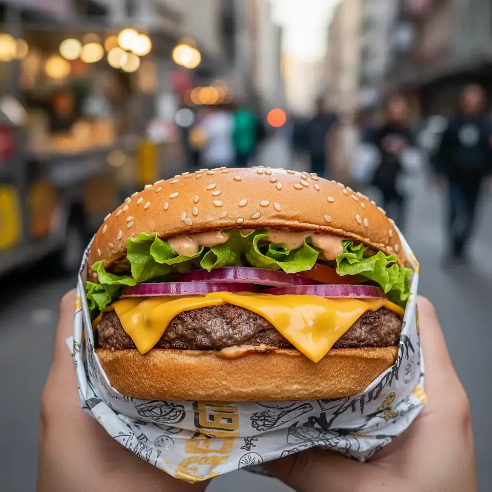 Papel Antigrasa Burger Street Amarillo 30x40cm - 100un 10