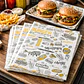 Papel Antigrasa Burger Street Amarillo 30x40cm - 100un - Miniatura 2