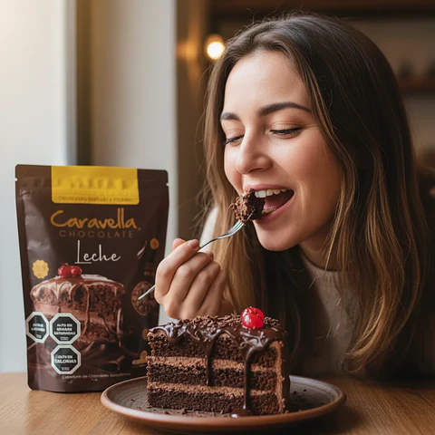 Cobertura Discos Leche 10% Chocolate Caravella Bolsa 1kg