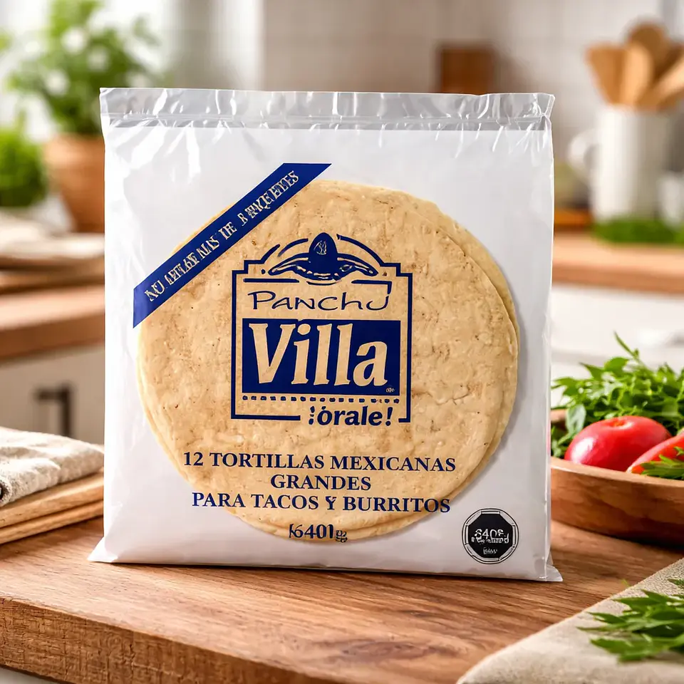 Tortillas Mexicanas Pancho Villa Grandes 640gr - 12un 2