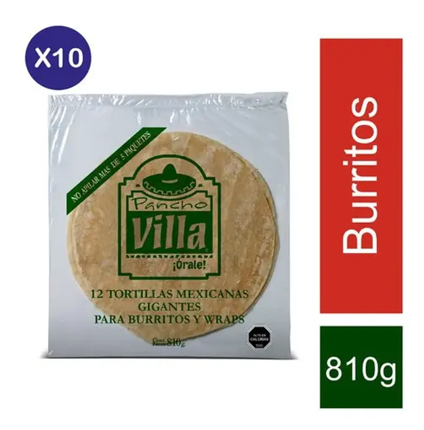 Tortillas Mexicanas Pancho Villa Gigantes 810gr - 12un 5