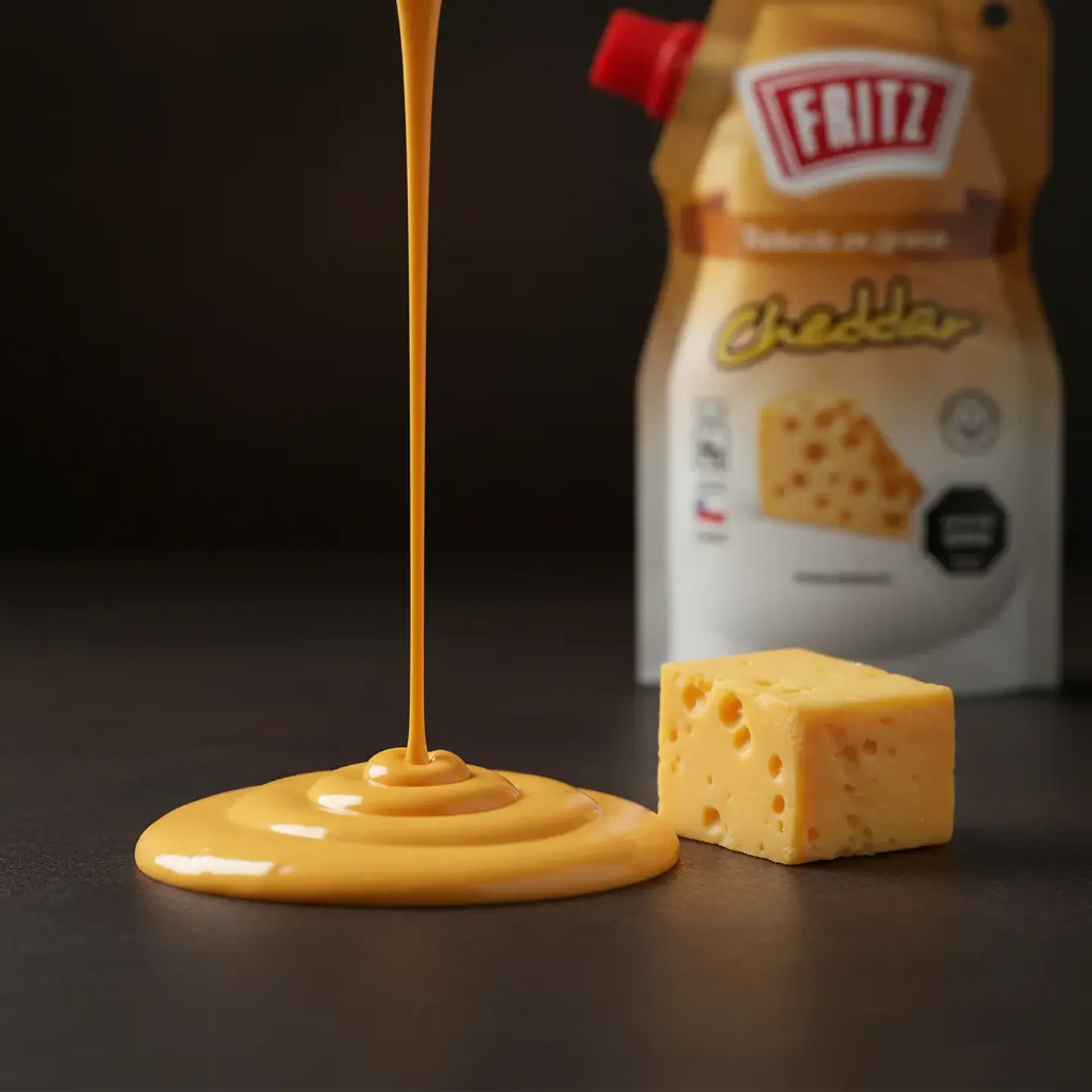 Salsa Aderezo Sabor Cheddar Fritz Doypack 145gr  4