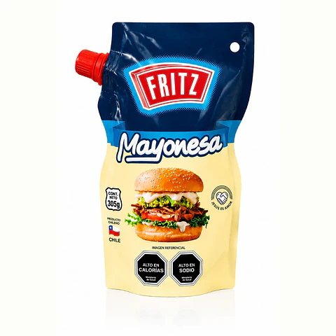 Mayonesa Fritz Bolsa Doypack 305gr