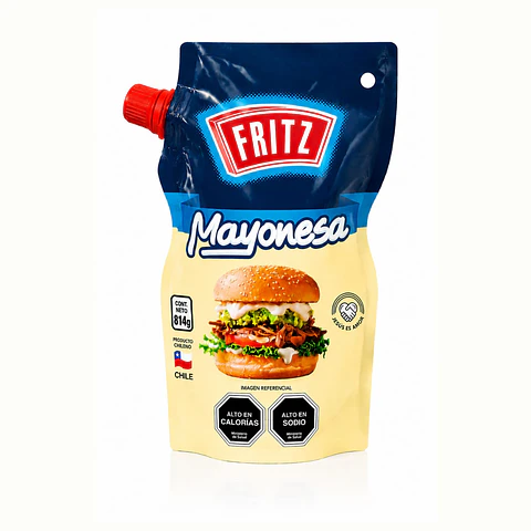 Mayonesa Fritz Bolsa Doypack 814gr