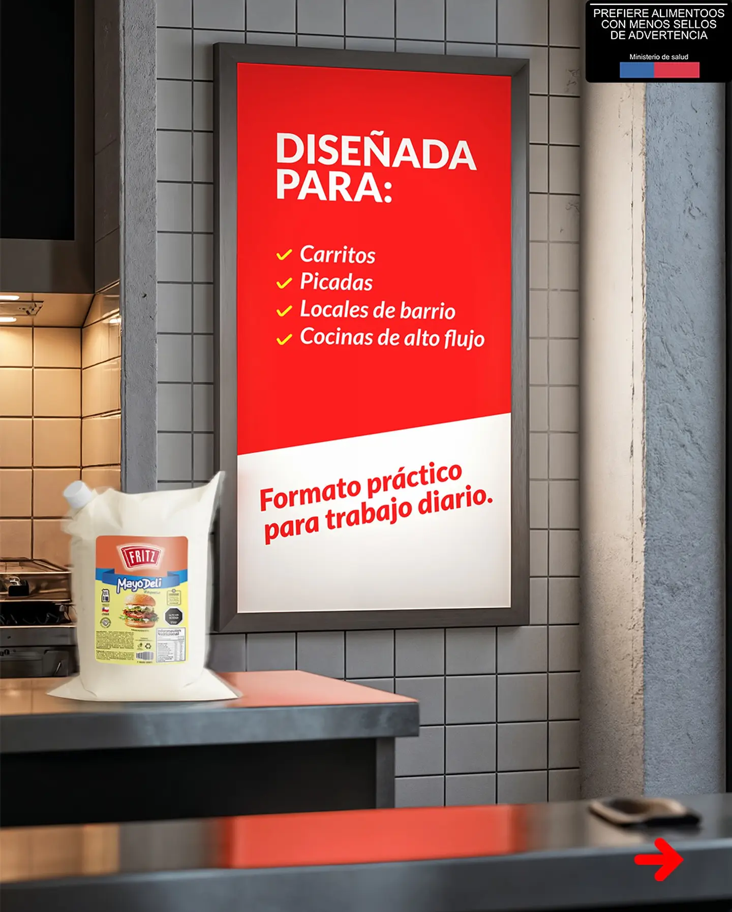 Mayonesa Fritz Mayodeli Bolsa Doypack Bolsa 1kg 5