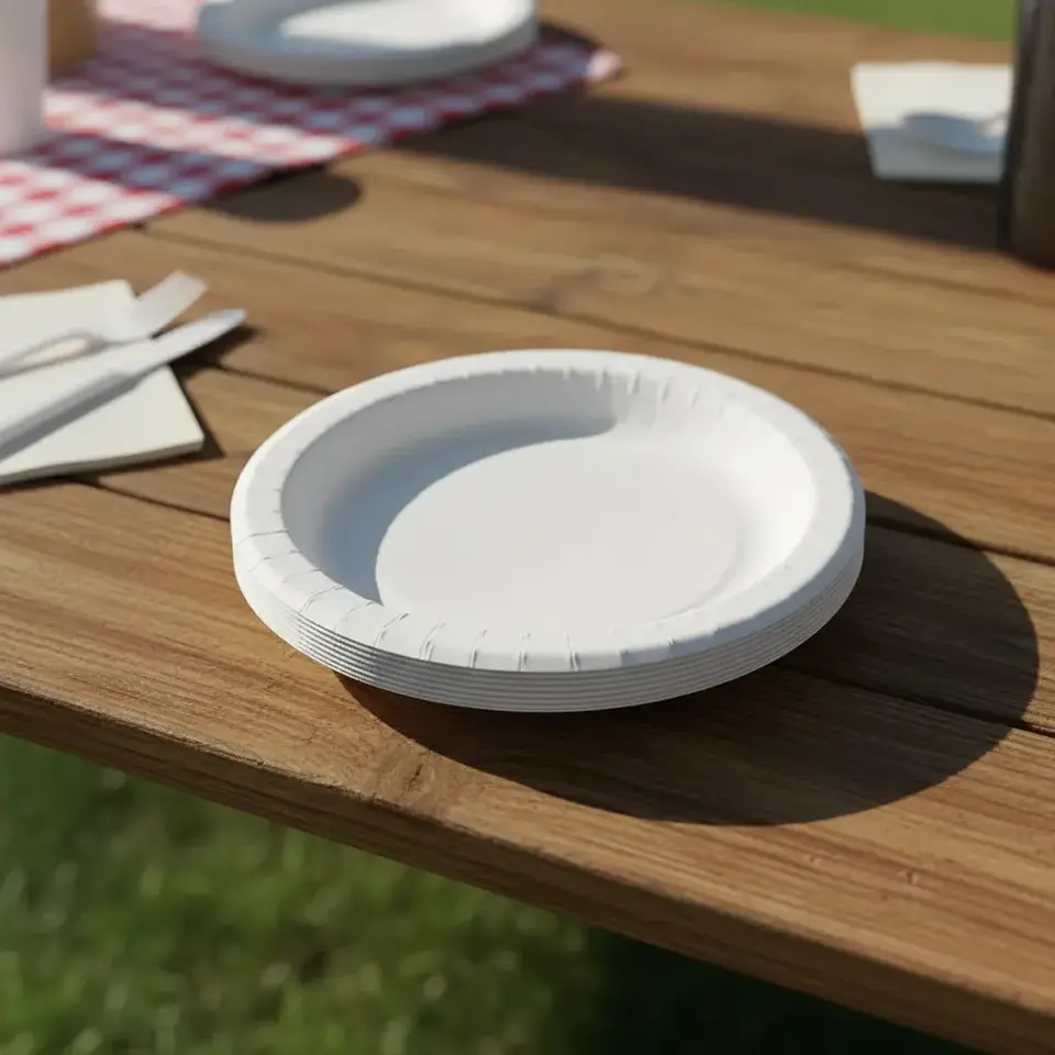 Plato De Carton 15cm 100% Biodegradables Paquete 20 Unidades 2