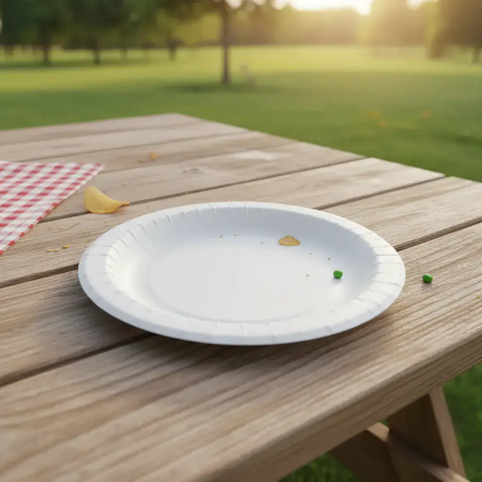 Plato De Carton 15cm 100% Biodegradables Paquete 20 Unidades 6