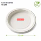 Plato De Carton 15cm 100% Biodegradables Paquete 20 Unidades - Miniatura 4