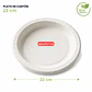 Plato De Carton 22cm 100% Biodegradables Paquete 20 Unidades - Miniatura 4