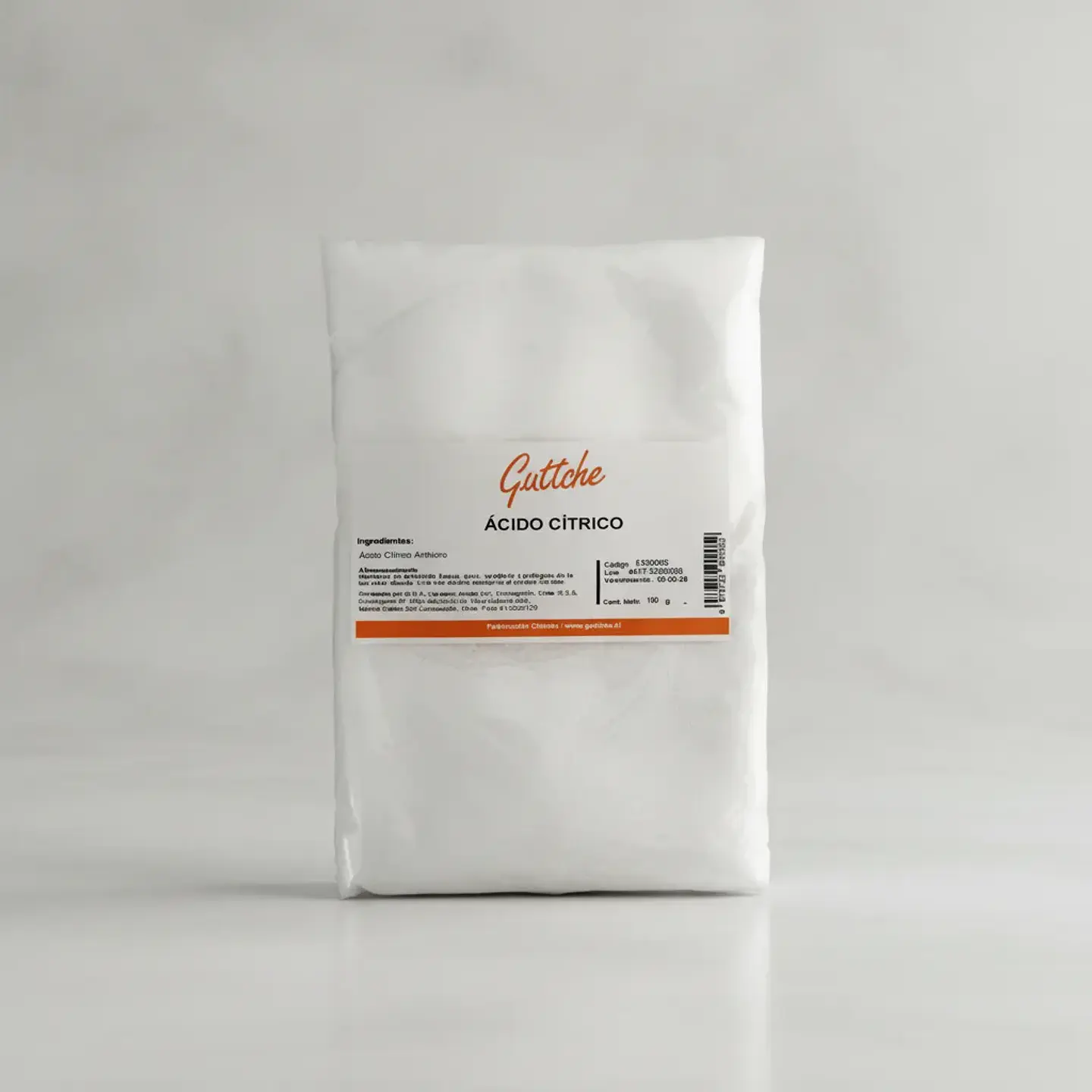 Ácido Cítrico Anhidro Polvo Alimenticio Guttche 100g 5