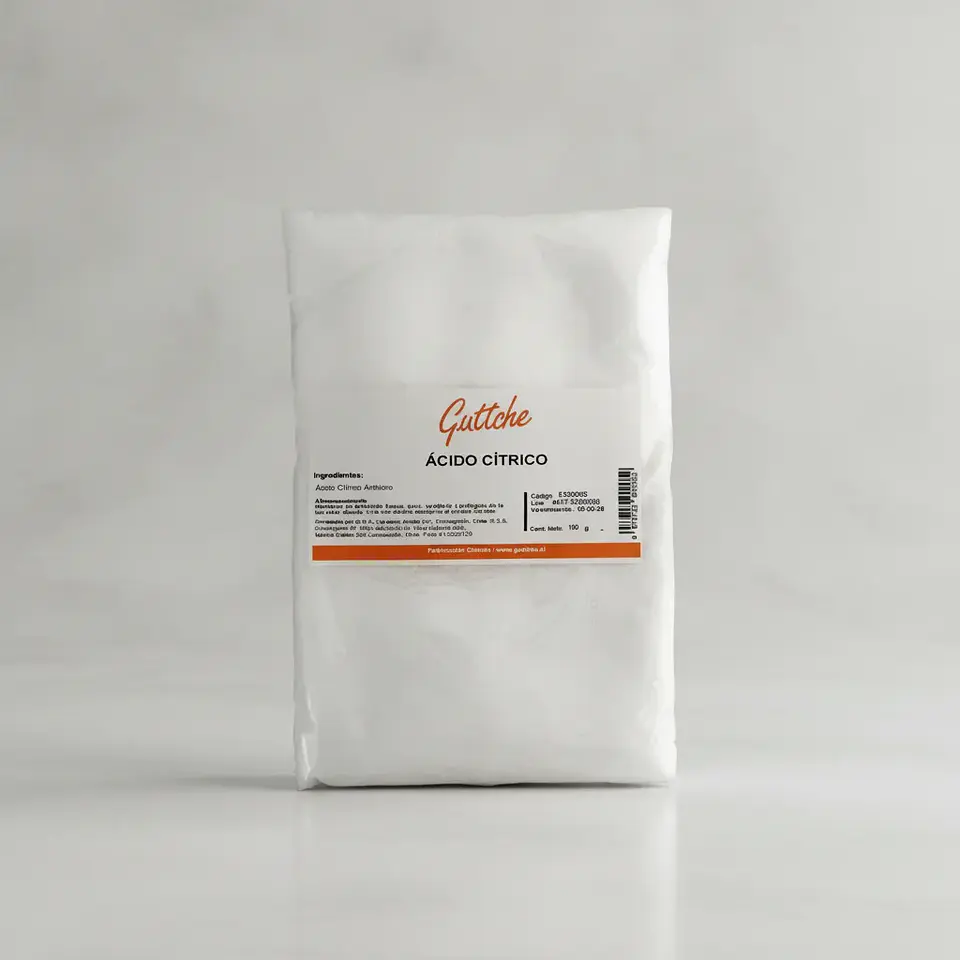 Ácido Cítrico Anhidro Polvo Alimenticio Guttche 100g 5