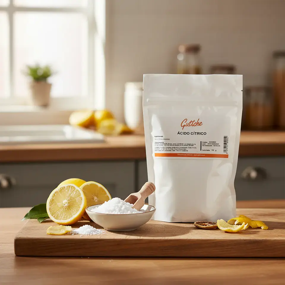 Ácido Cítrico Anhidro Polvo Alimenticio Guttche 100g 4