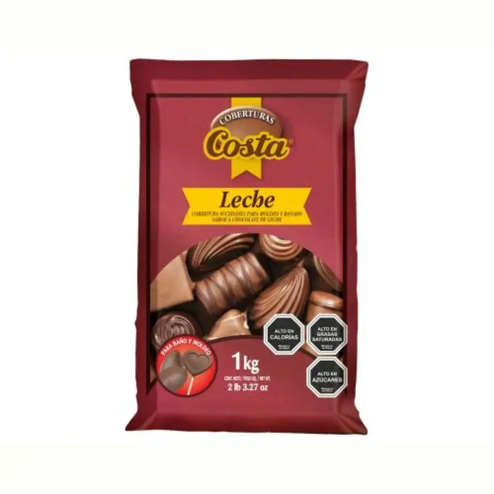 Cobertura Chocolate Costa Leche 1kg 1