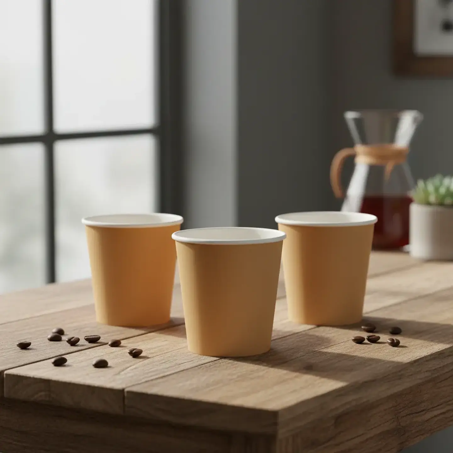 Vaso Kraft Polipapel 6oz (180ml) (50 unidades) 2