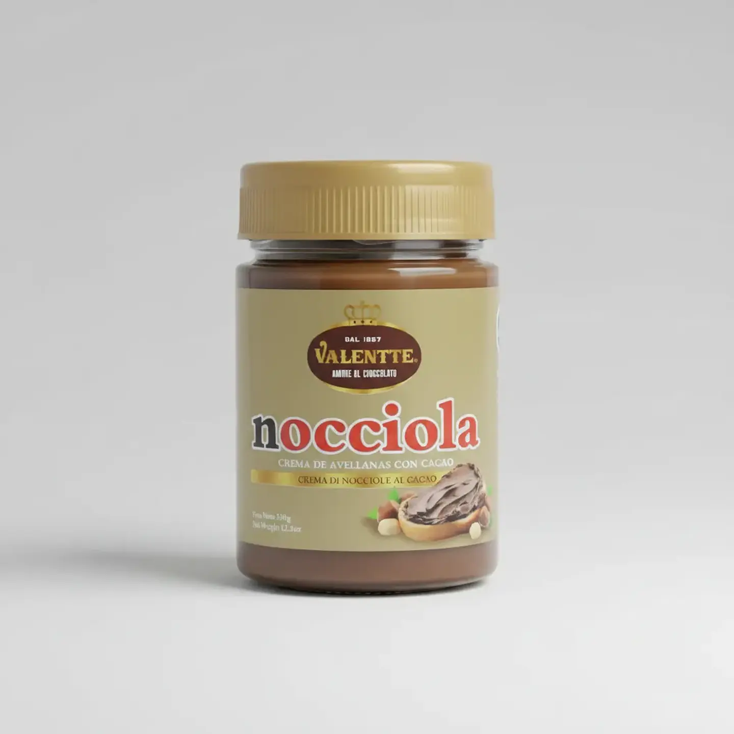 Crema Avellanas Valentte Nocciola Frasco 350gr 5
