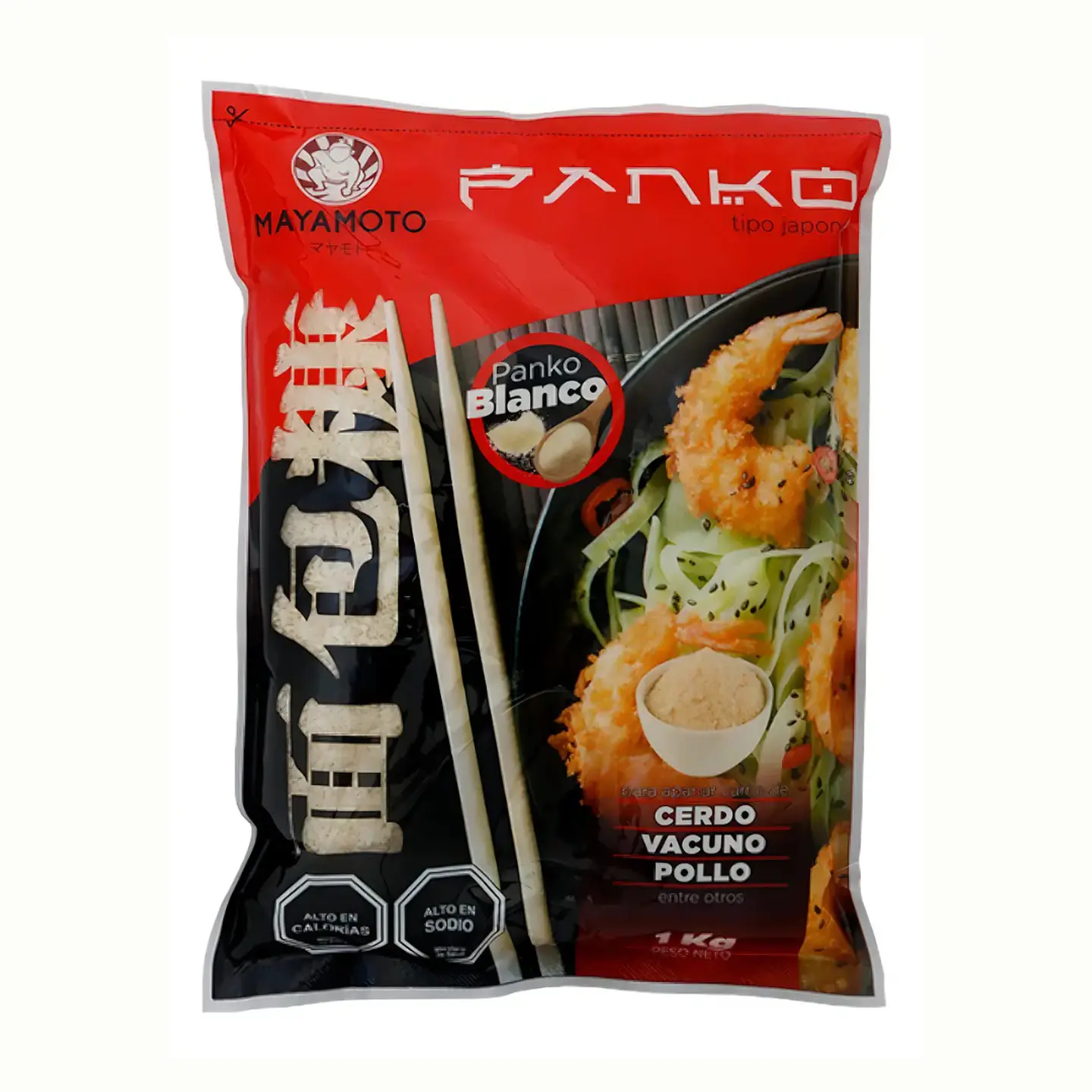 Panko Amarillo Mayamoto Estilo Japonés Bolsa 1 Kg 1
