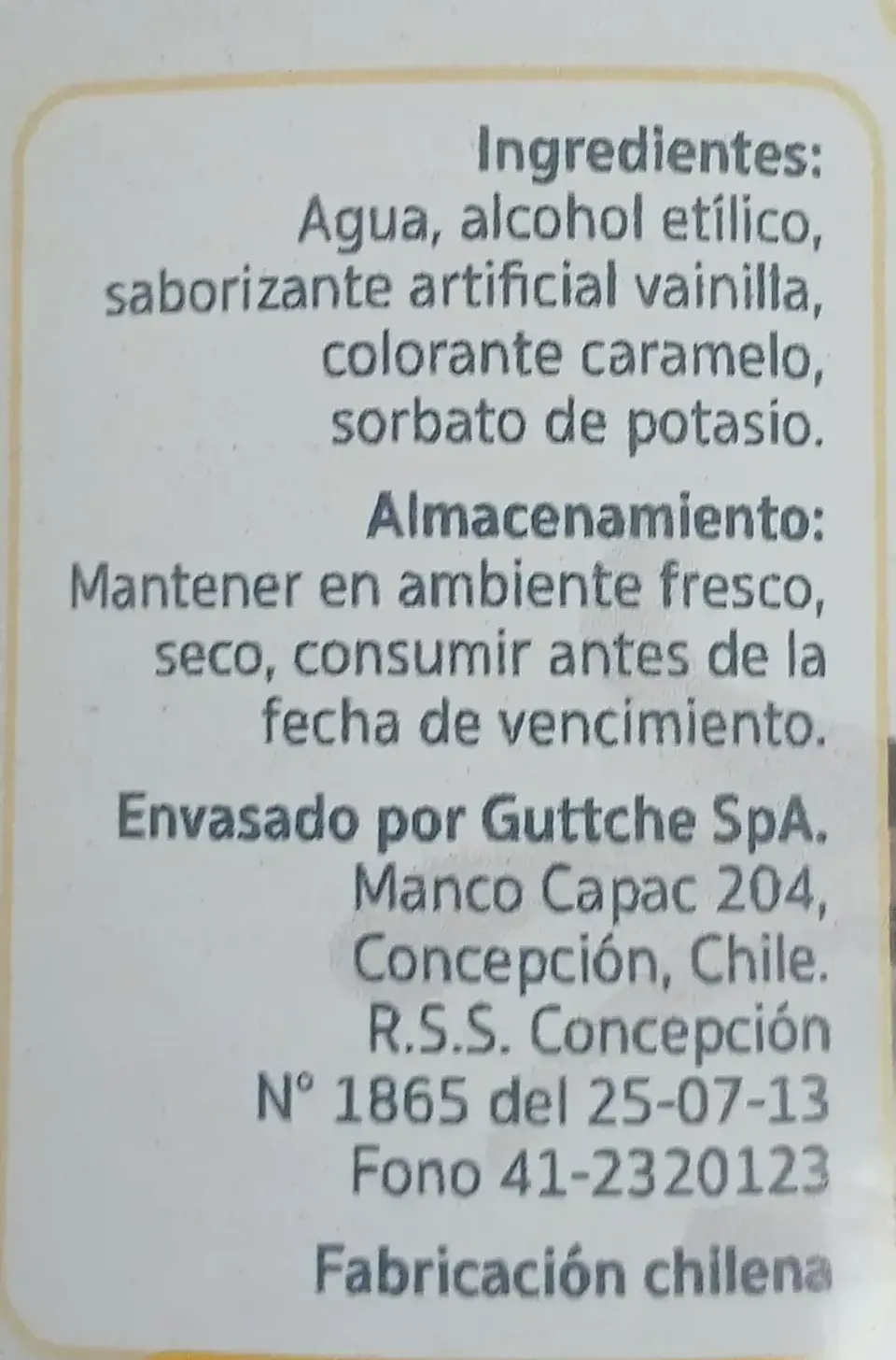 Esencia Vainilla Junior Guttche 750ml 5