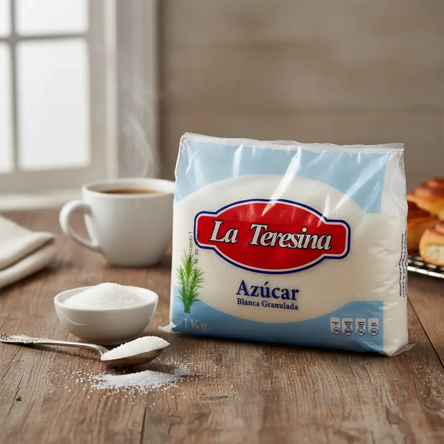 Azucar Blanca La Teresina Bolsa 1kg 2