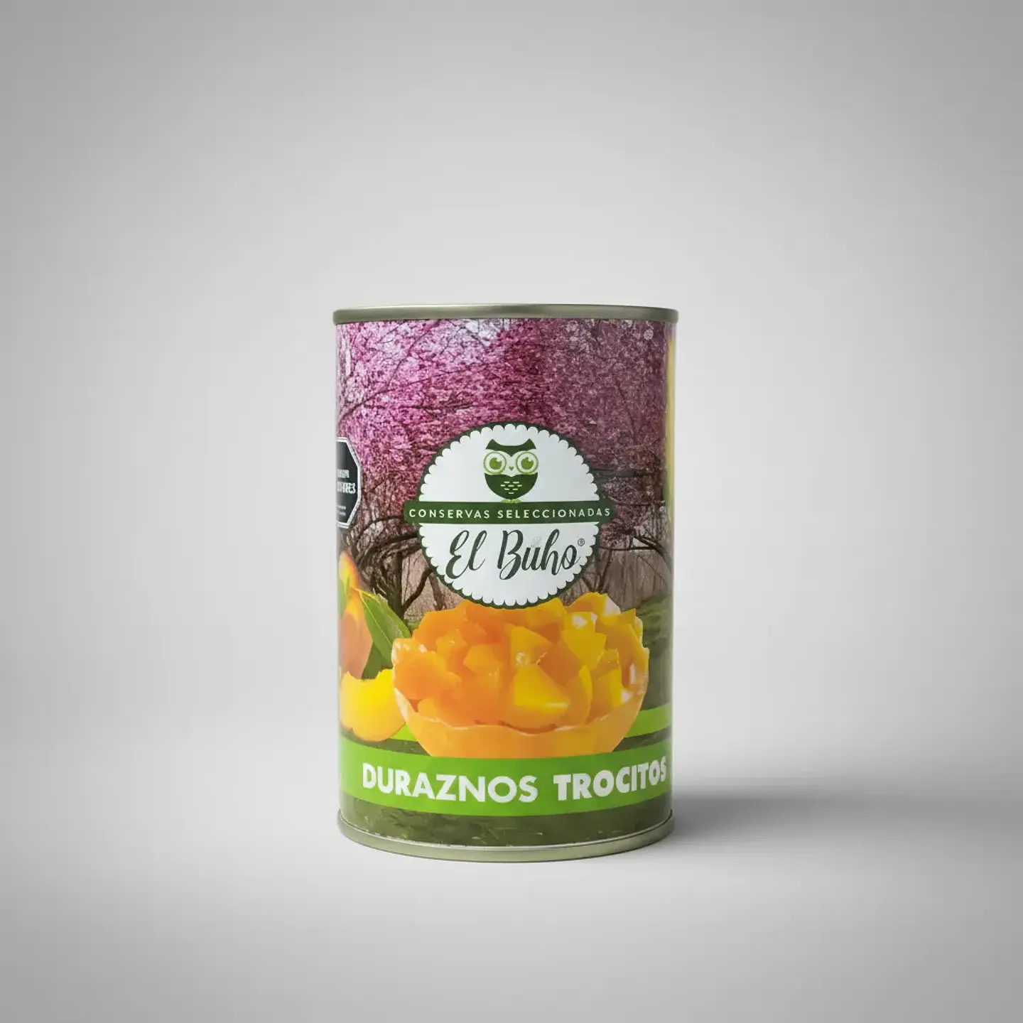 Durazno En Trocitos Conserva El Búho Tarro De 425gr 7