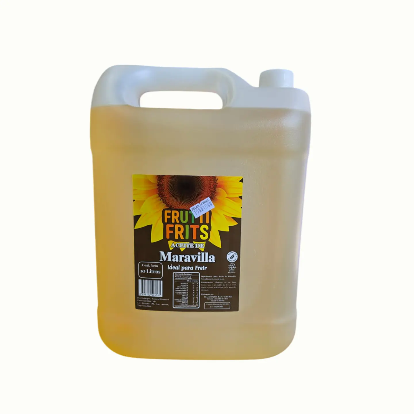 Aceite Para Freir De Maravilla Frutti Frits Bidón 10 Litros 1