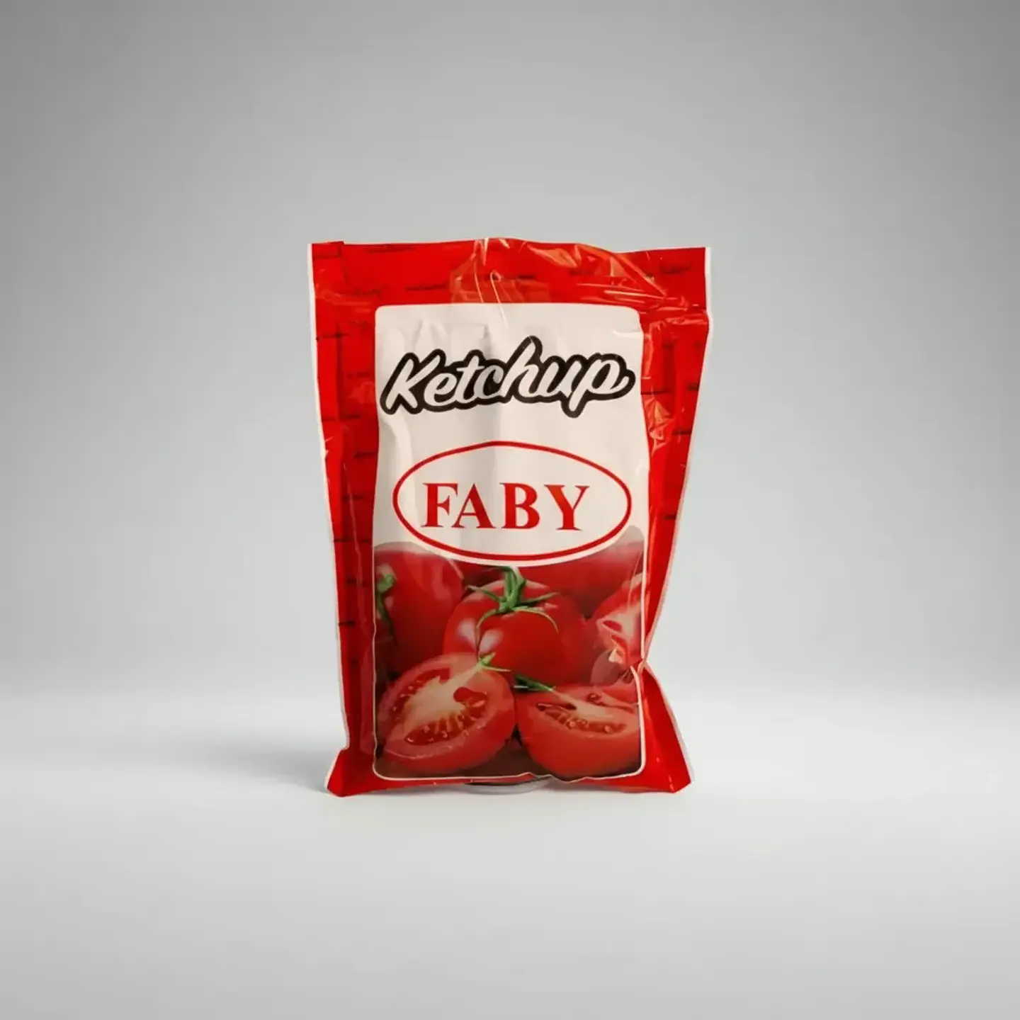 Ketchup Faby Sabor Tradicional Bolsa 1kg 3