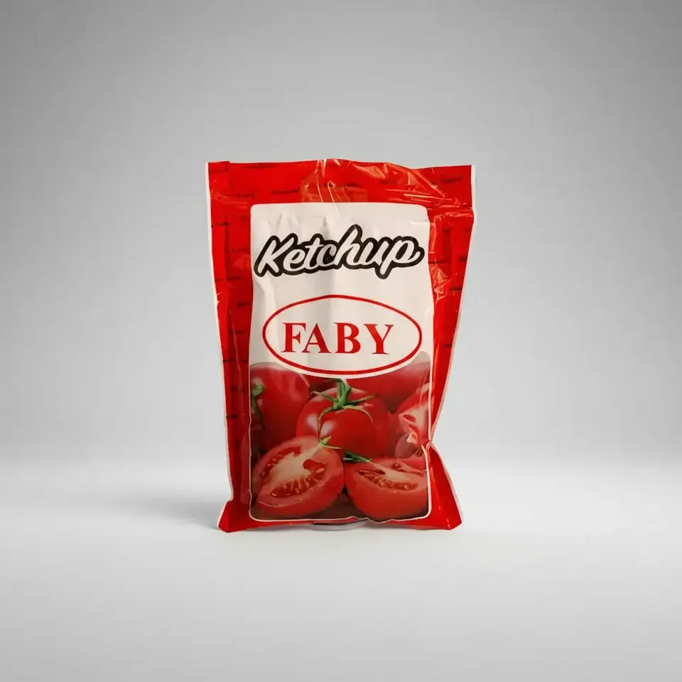 Ketchup Faby Sabor Tradicional Bolsa 1kg 3