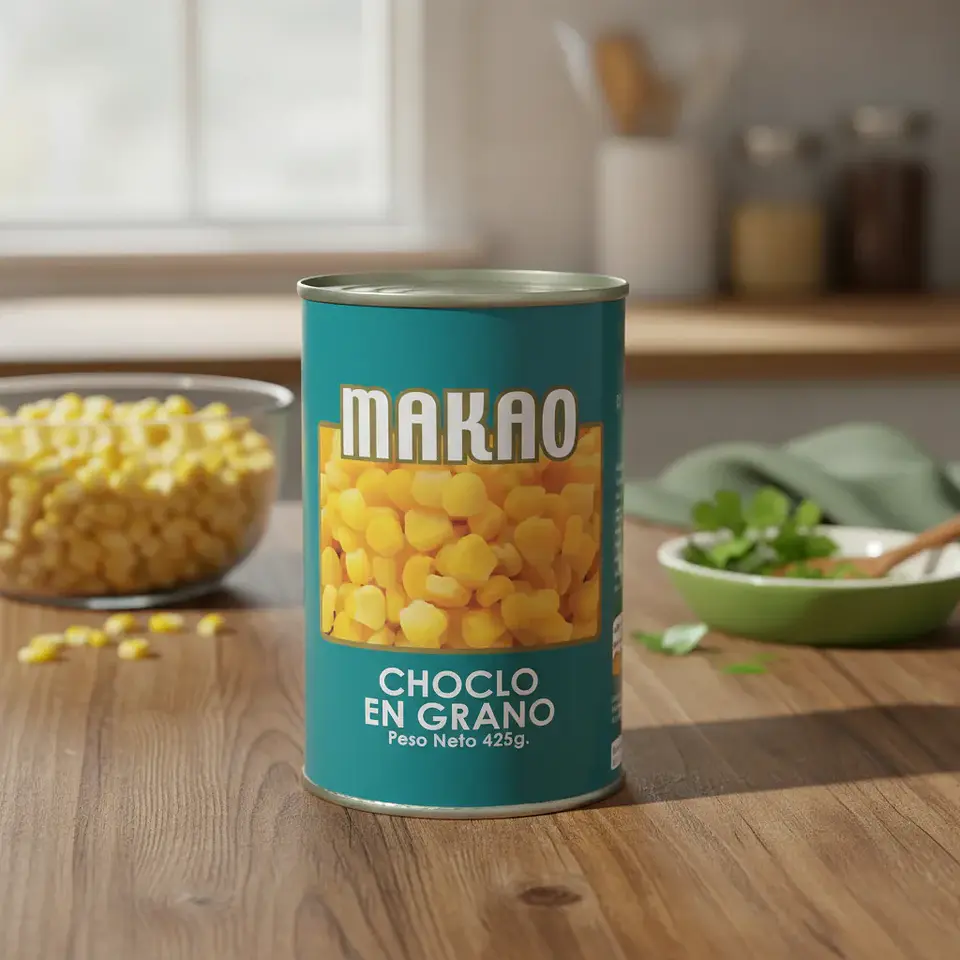 Choclo Dulce En Grano Makao Tarro 425g 5