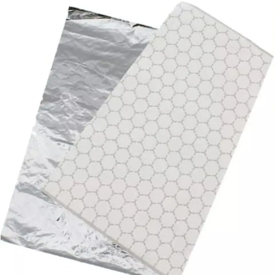 Papel Antigrasa Aluminio 35x35cm - 100 hojas 4