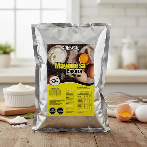 Mayonesa Premium En Polvo Pasteurizada Bolsa 500gr