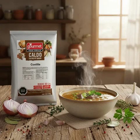 Caldo de Costilla en Polvo Gourmet 800gr	